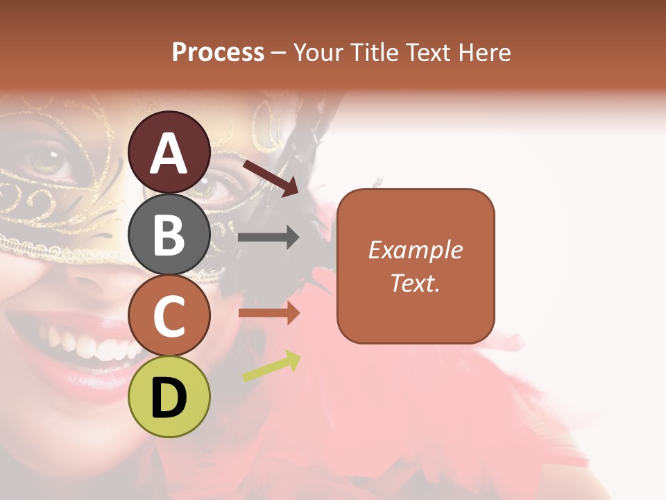 Mask Woman PowerPoint Template