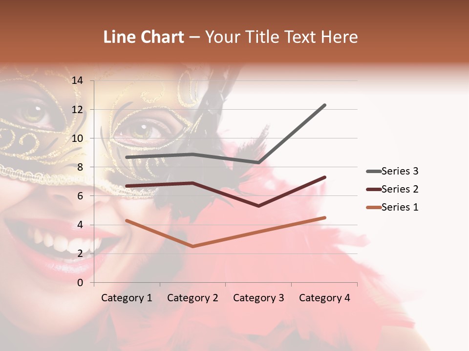 Mask Woman PowerPoint Template