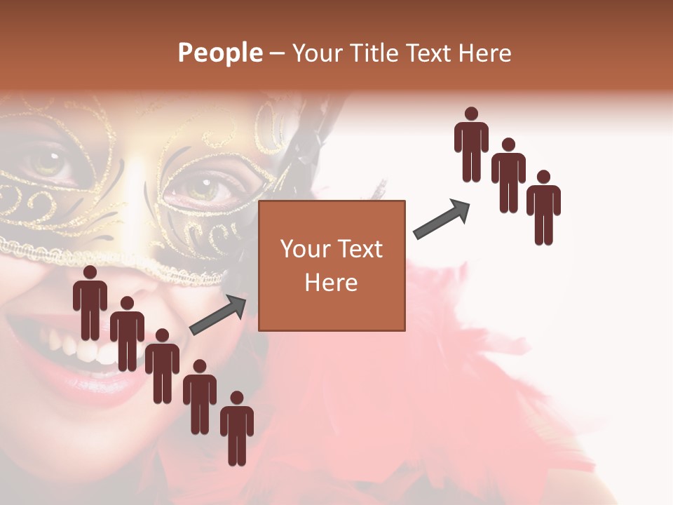 Mask Woman PowerPoint Template
