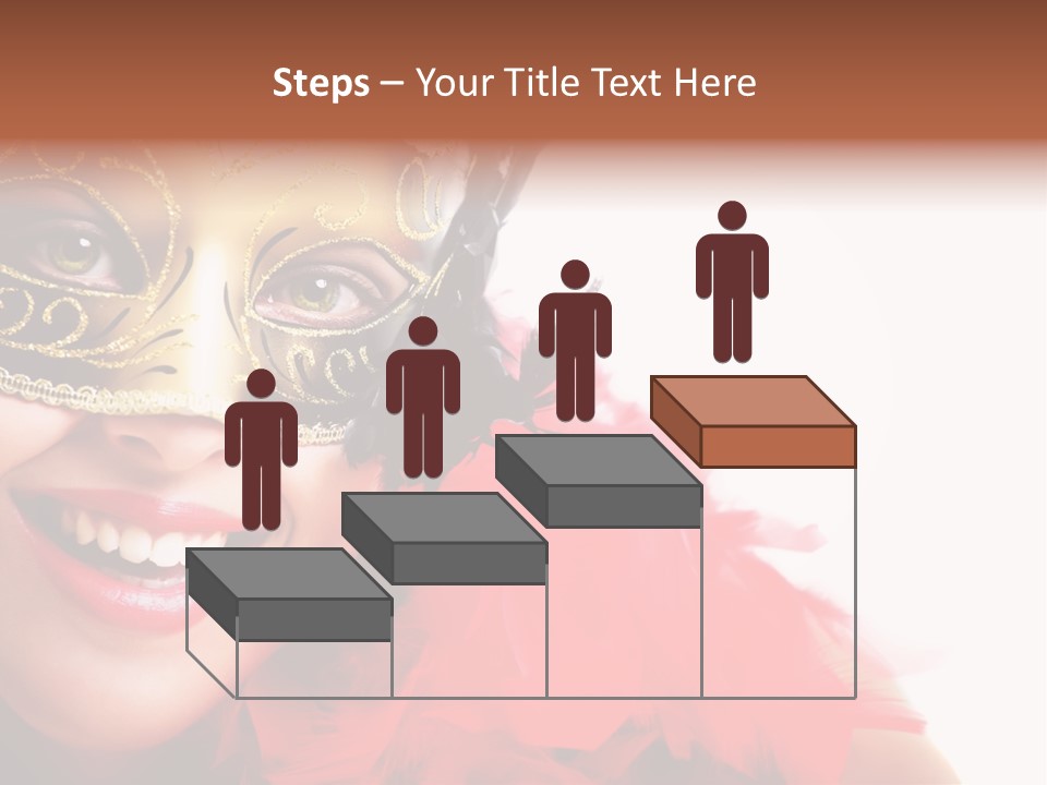 Mask Woman PowerPoint Template
