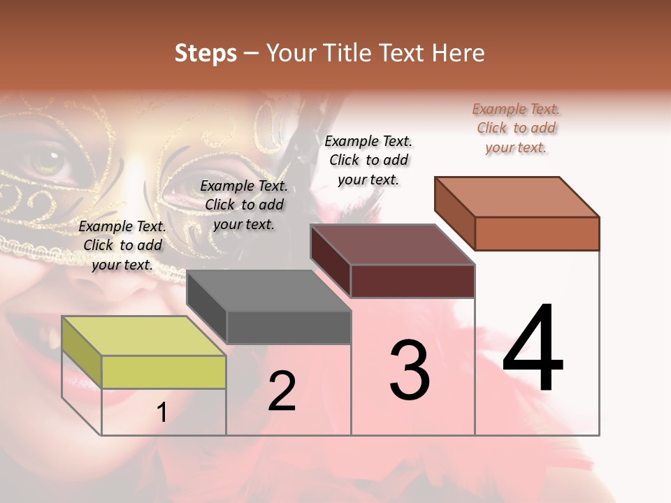 Mask Woman PowerPoint Template