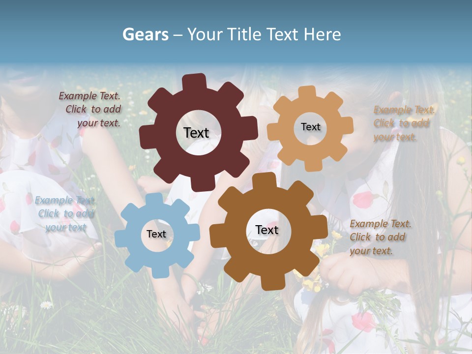 Spring For Children PowerPoint Template