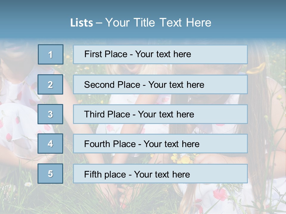 Spring For Children PowerPoint Template