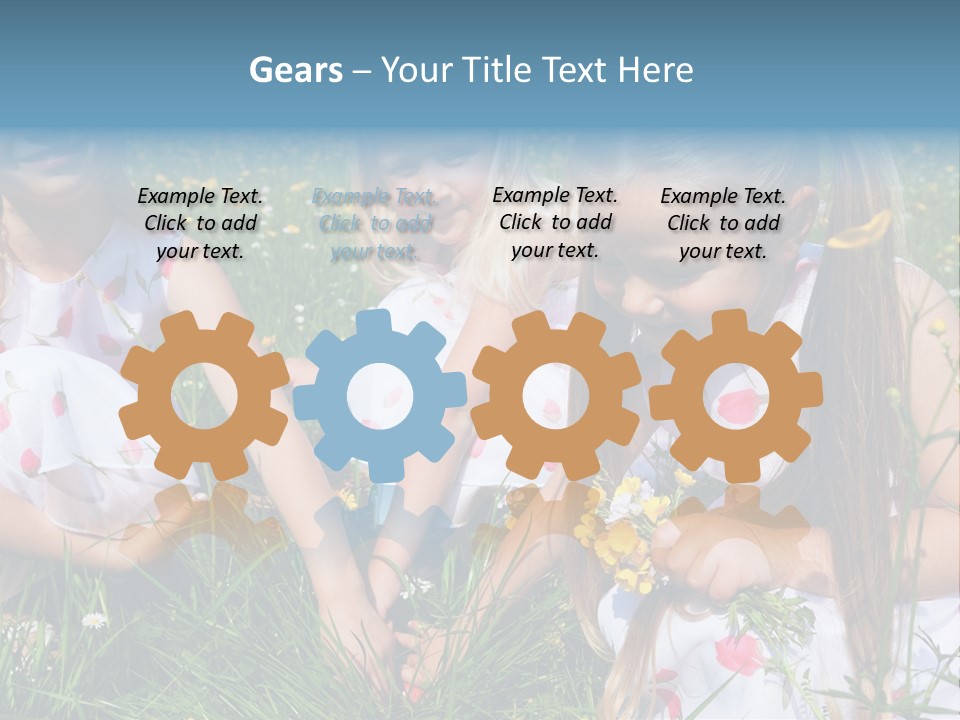 Spring For Children PowerPoint Template