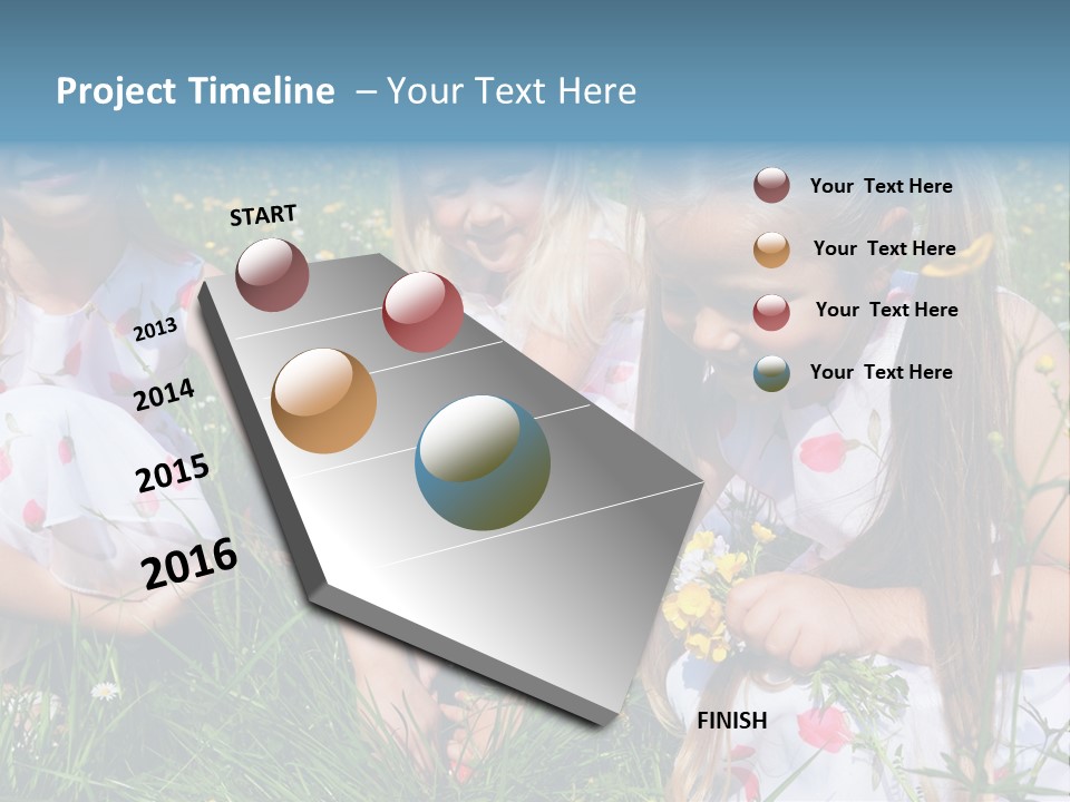 Spring For Children PowerPoint Template