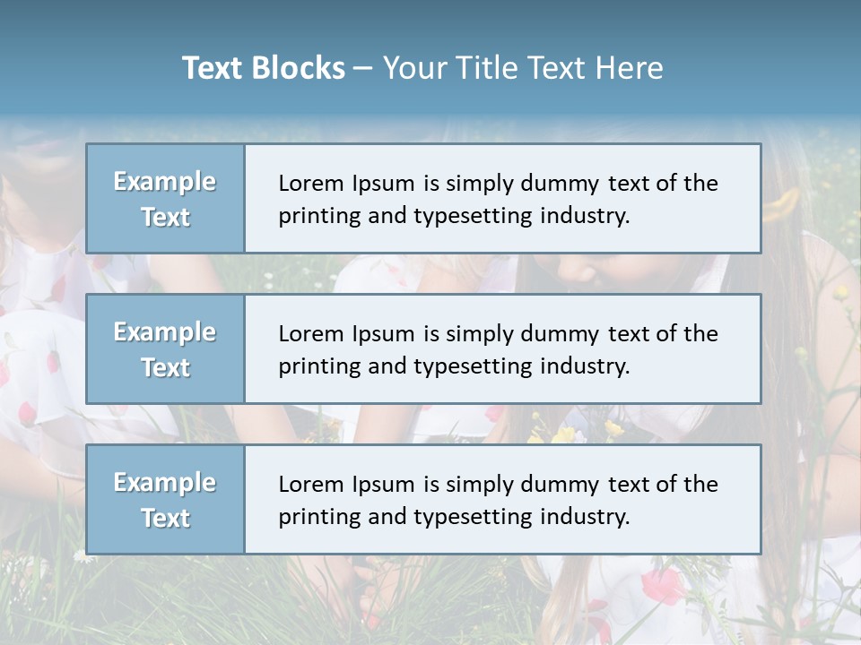 Spring For Children PowerPoint Template