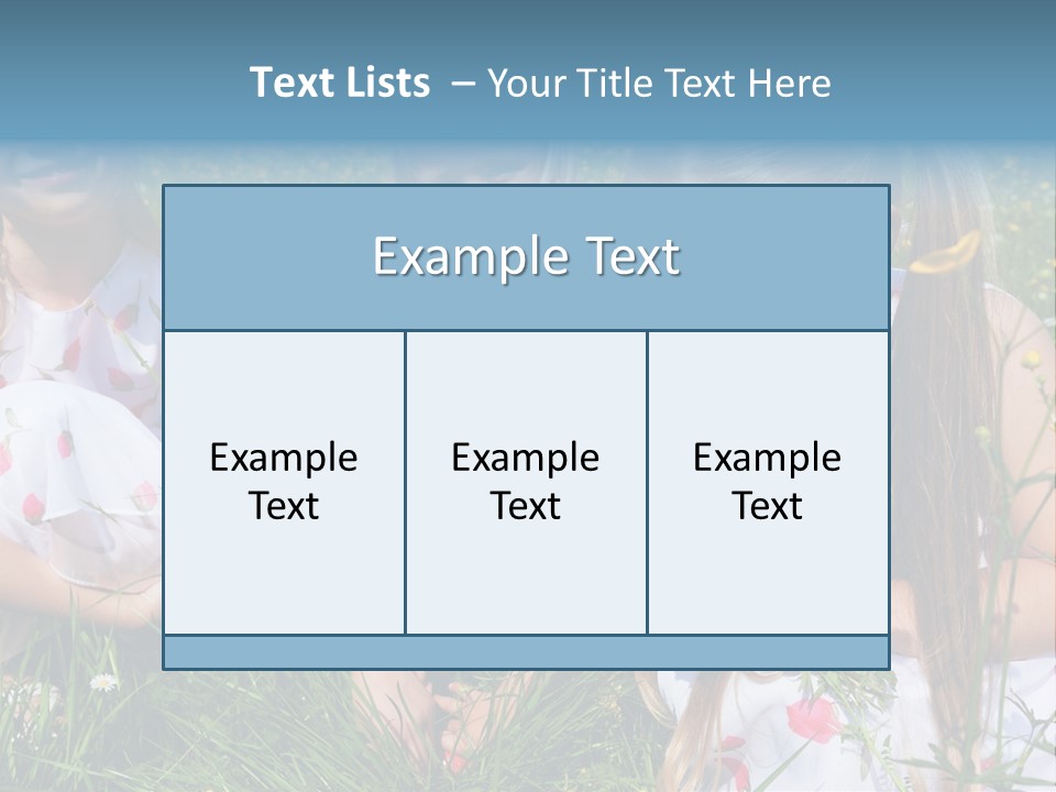 Spring For Children PowerPoint Template