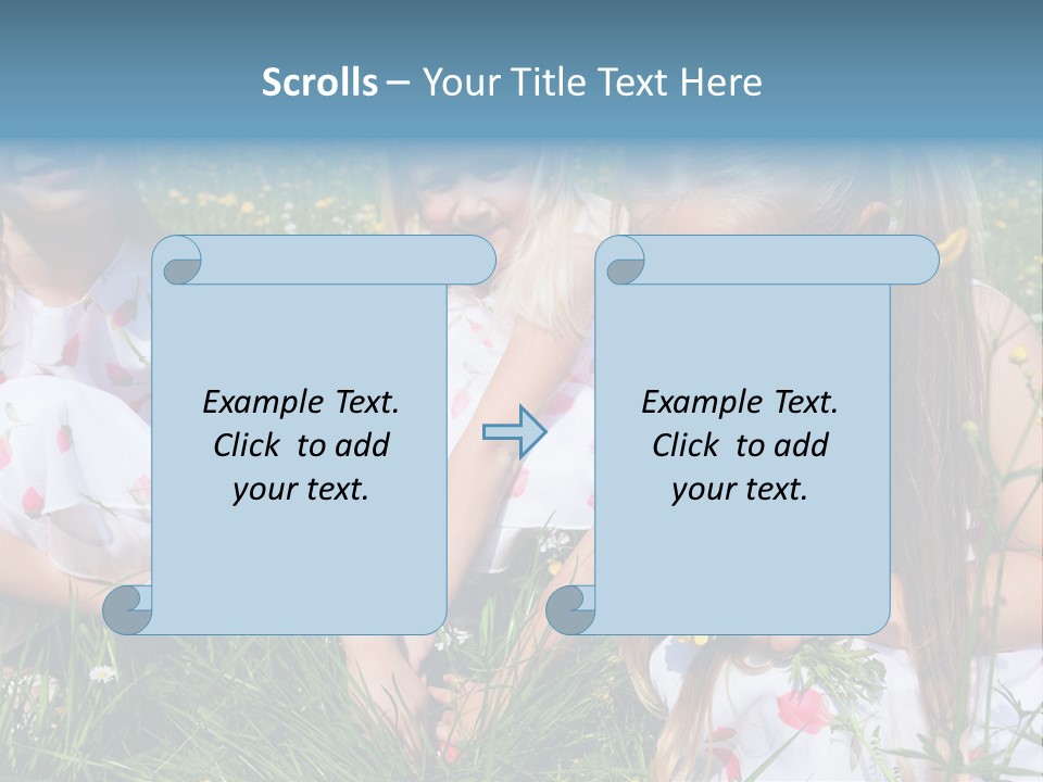 Spring For Children PowerPoint Template