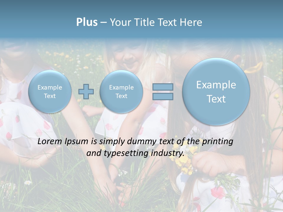 Spring For Children PowerPoint Template