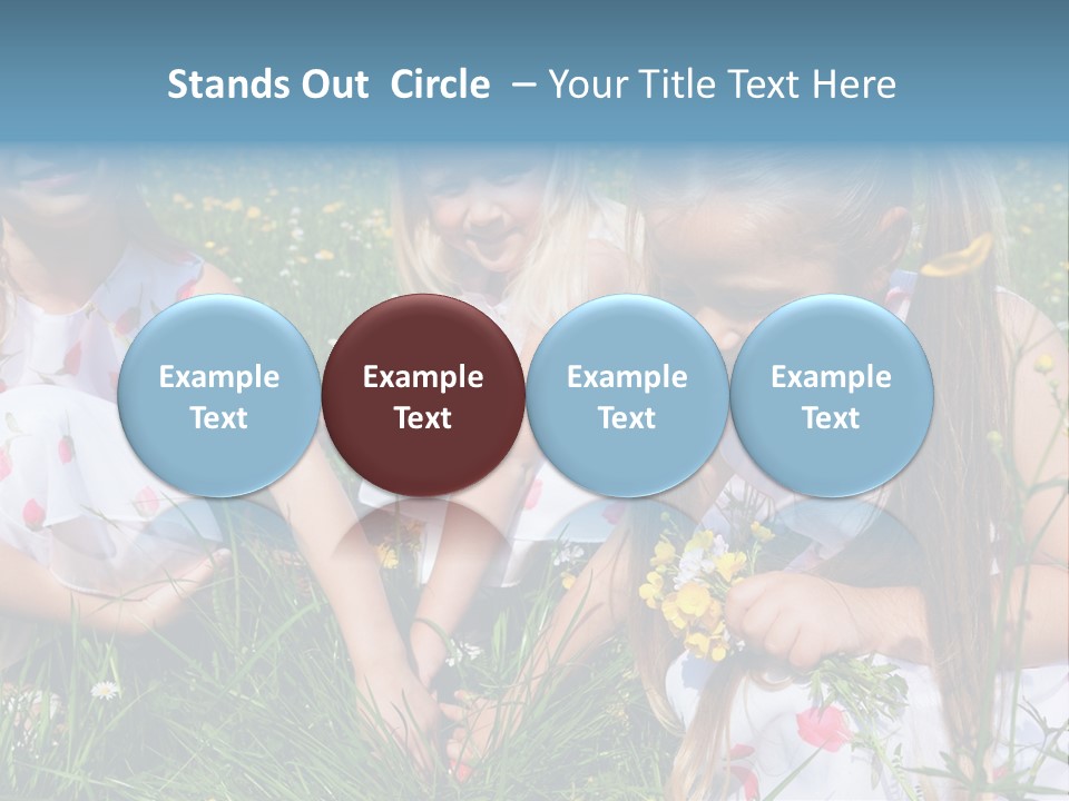Spring For Children PowerPoint Template