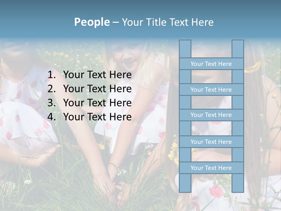 Spring For Children PowerPoint Template