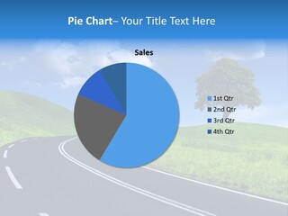 Tree In A Field PowerPoint Template