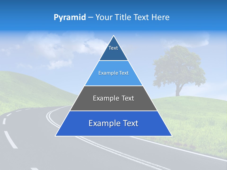 Tree In A Field PowerPoint Template