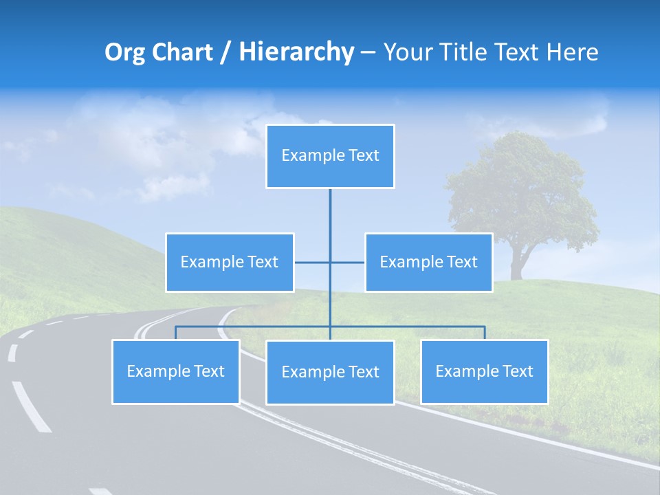 Tree In A Field PowerPoint Template