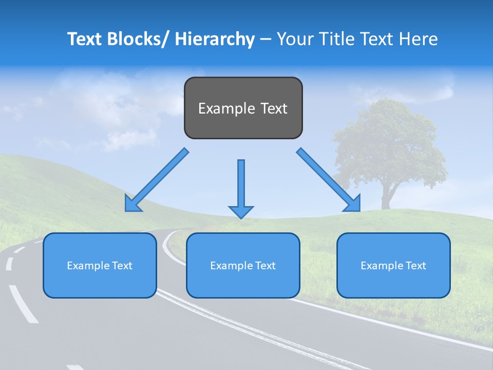Tree In A Field PowerPoint Template