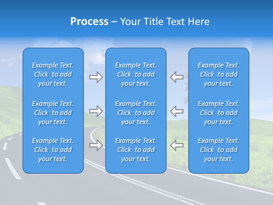 Tree In A Field PowerPoint Template