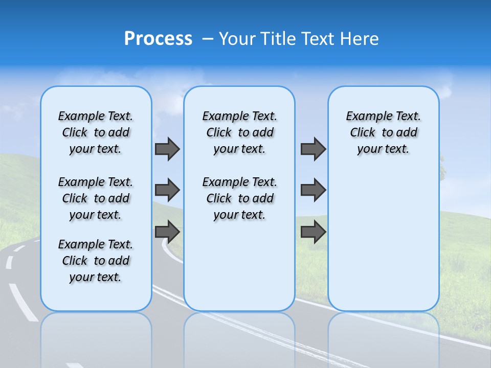 Tree In A Field PowerPoint Template