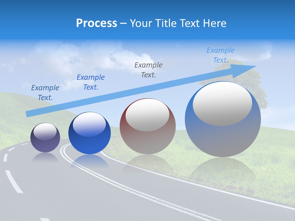 Tree In A Field PowerPoint Template