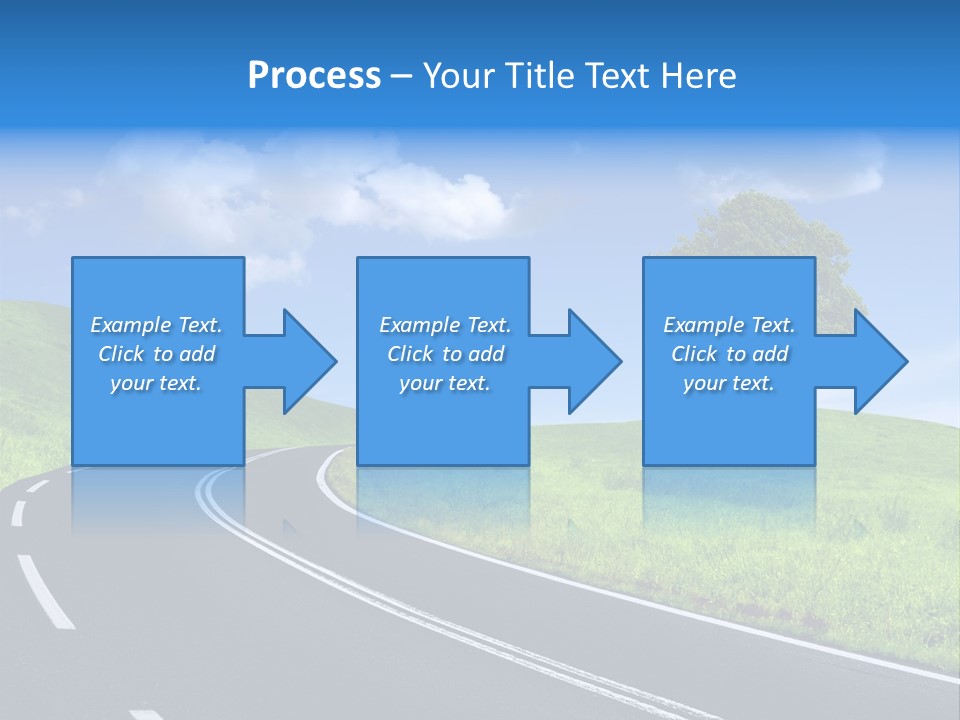 Tree In A Field PowerPoint Template