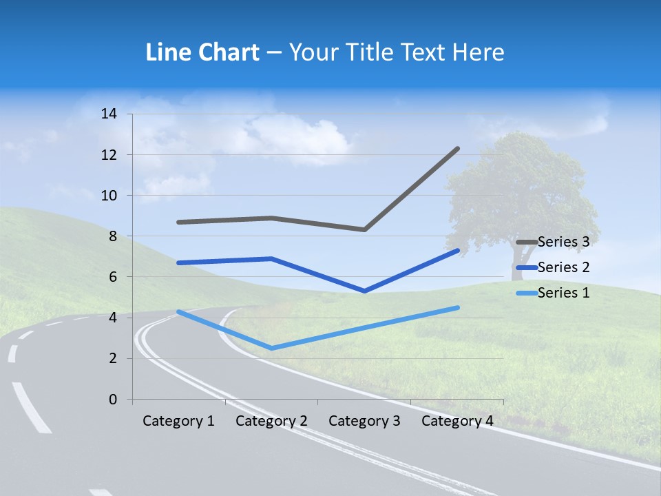Tree In A Field PowerPoint Template