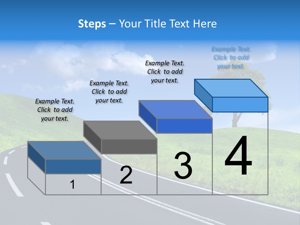 Tree In A Field PowerPoint Template