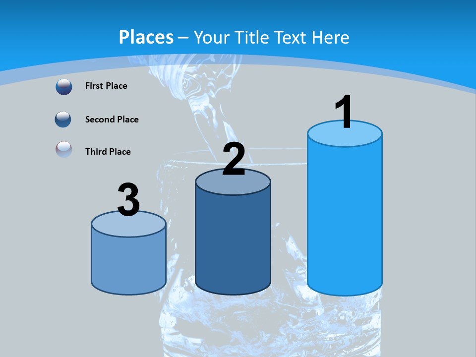 Water Splashing PowerPoint Template