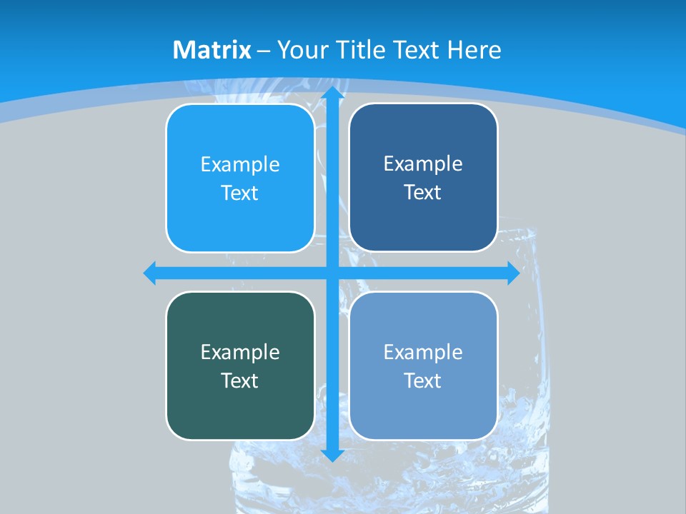 Water Splashing PowerPoint Template
