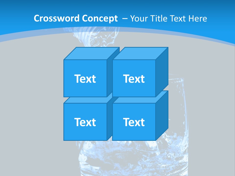 Water Splashing PowerPoint Template
