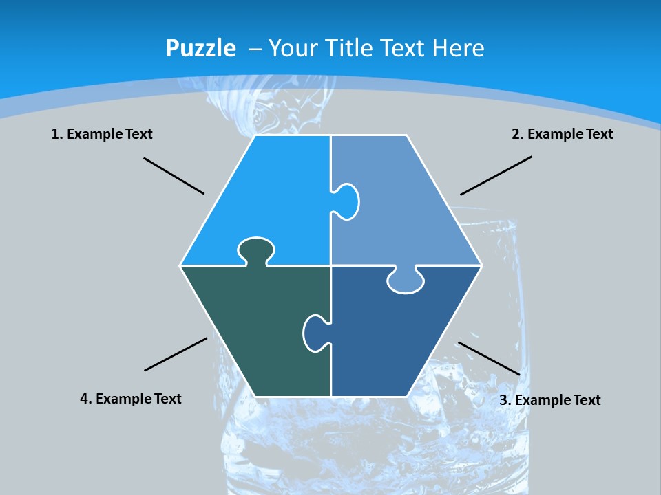 Water Splashing PowerPoint Template