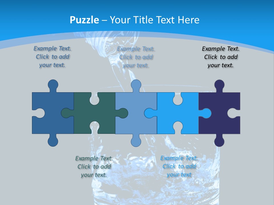 Water Splashing PowerPoint Template