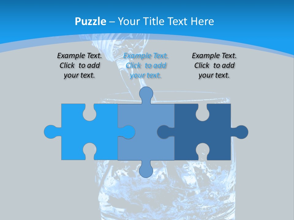 Water Splashing PowerPoint Template