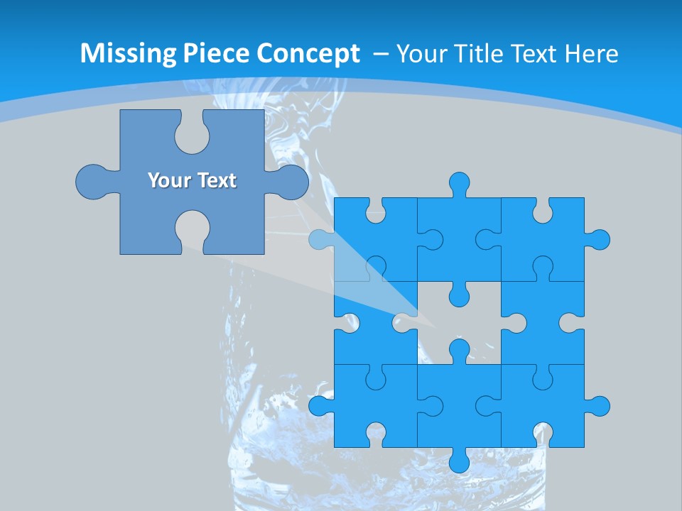 Water Splashing PowerPoint Template