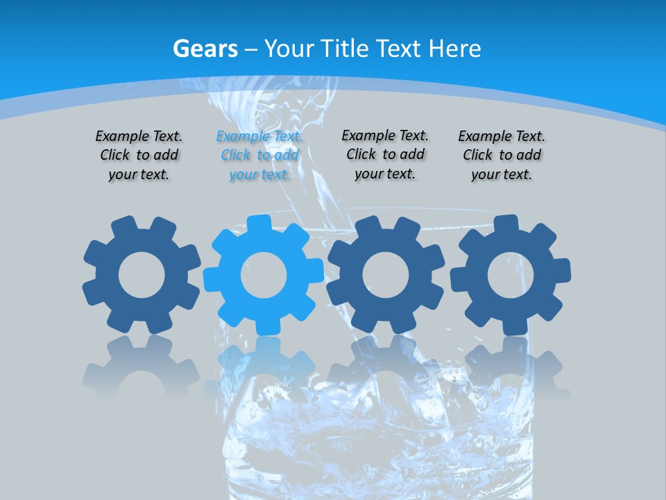 Water Splashing PowerPoint Template