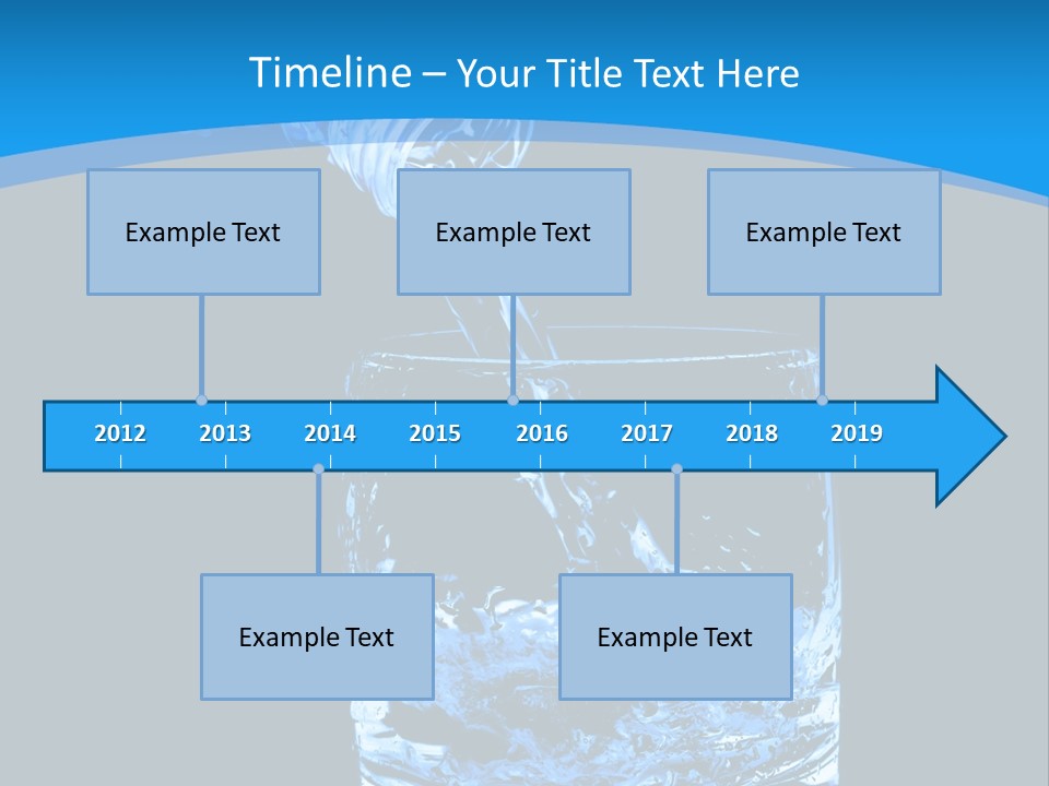 Water Splashing PowerPoint Template