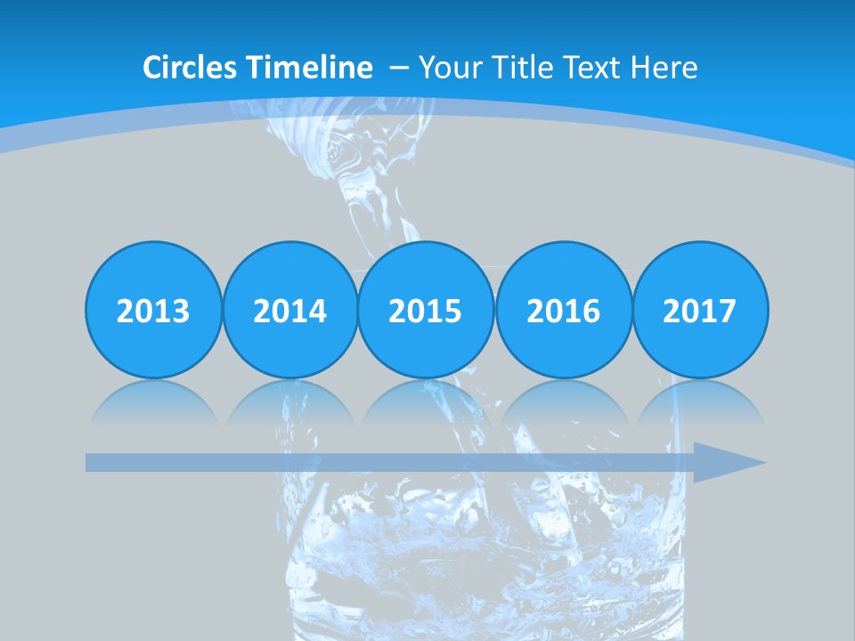 Water Splashing PowerPoint Template