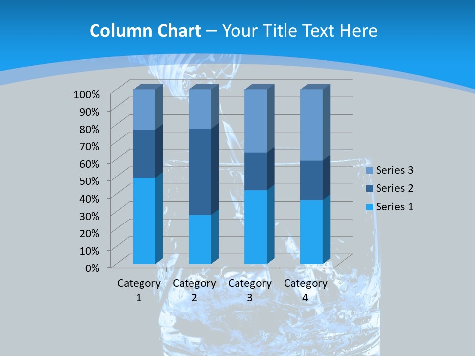 Water Splashing PowerPoint Template