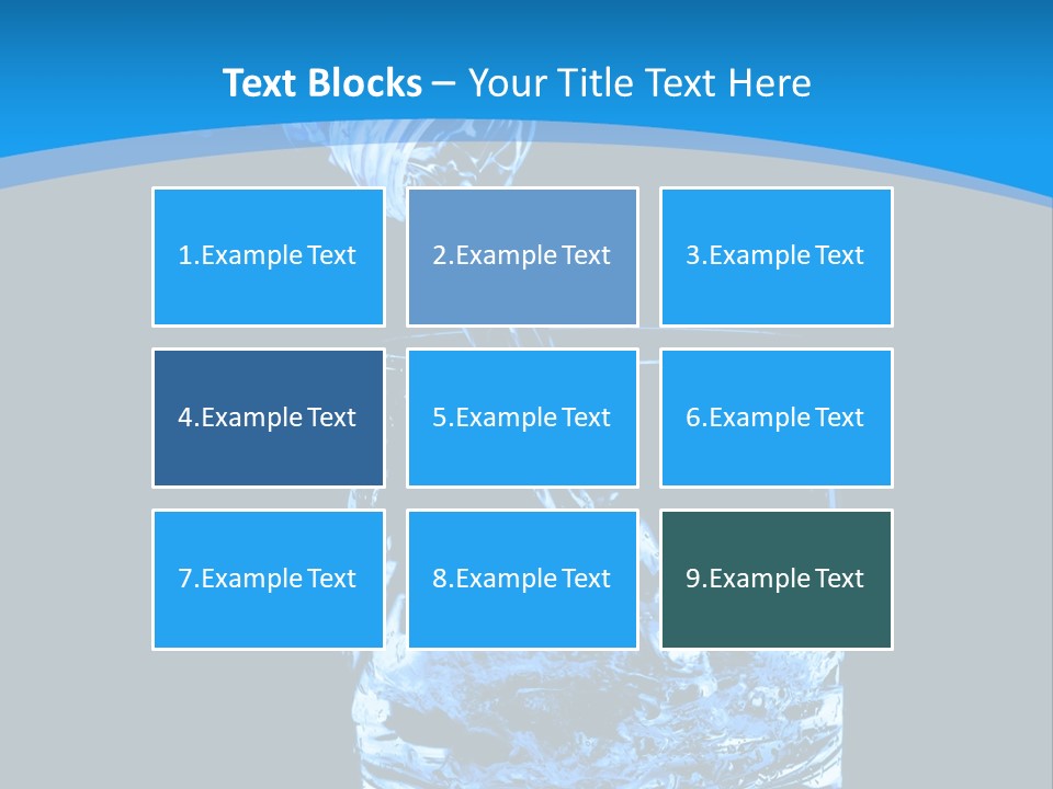 Water Splashing PowerPoint Template
