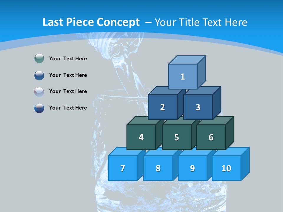 Water Splashing PowerPoint Template