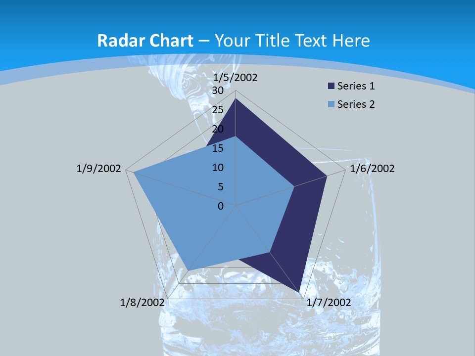Water Splashing PowerPoint Template