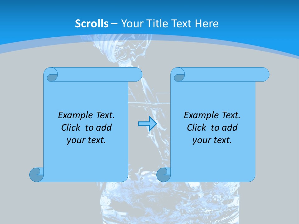Water Splashing PowerPoint Template