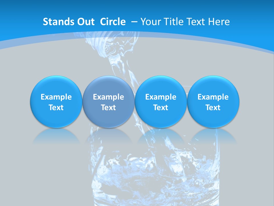 Water Splashing PowerPoint Template