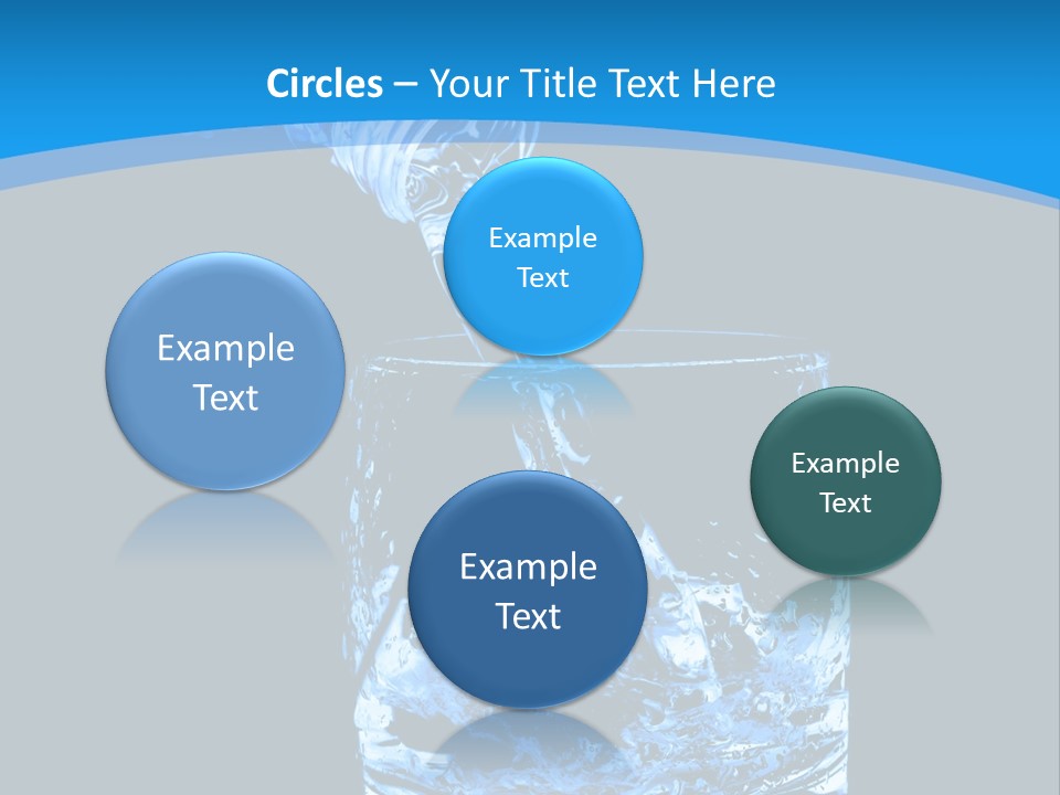 Water Splashing PowerPoint Template