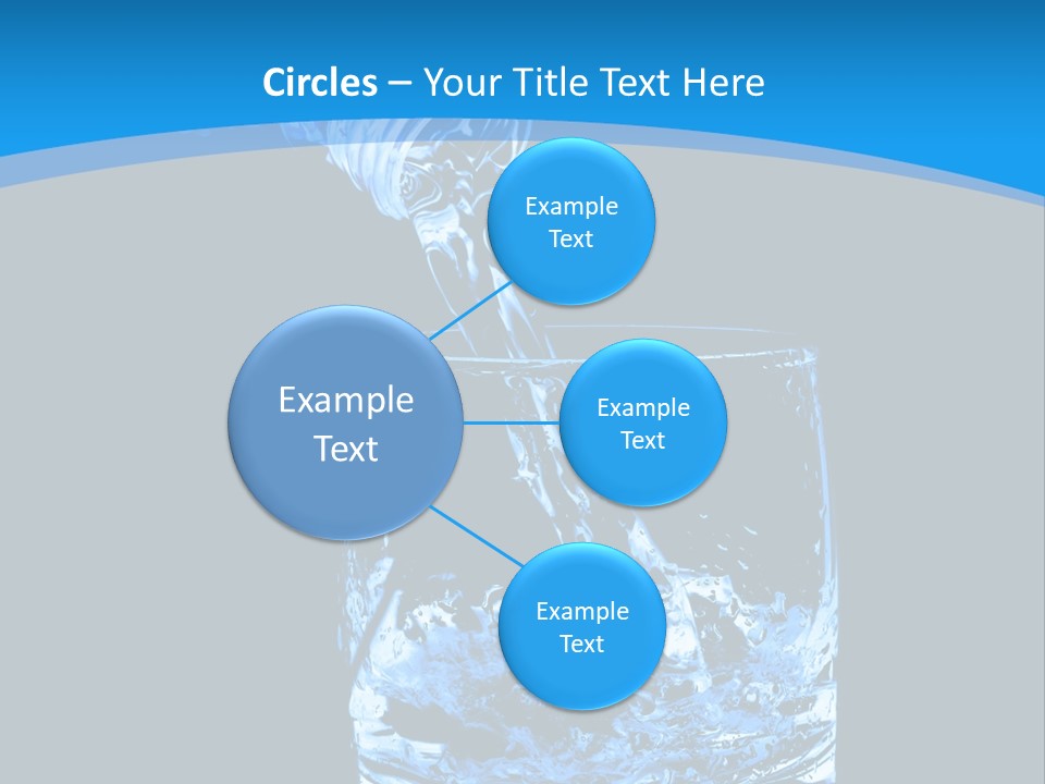 Water Splashing PowerPoint Template