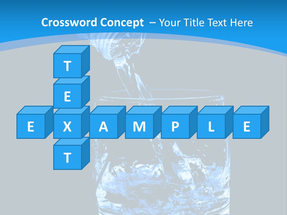 Water Splashing PowerPoint Template
