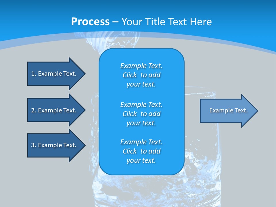 Water Splashing PowerPoint Template