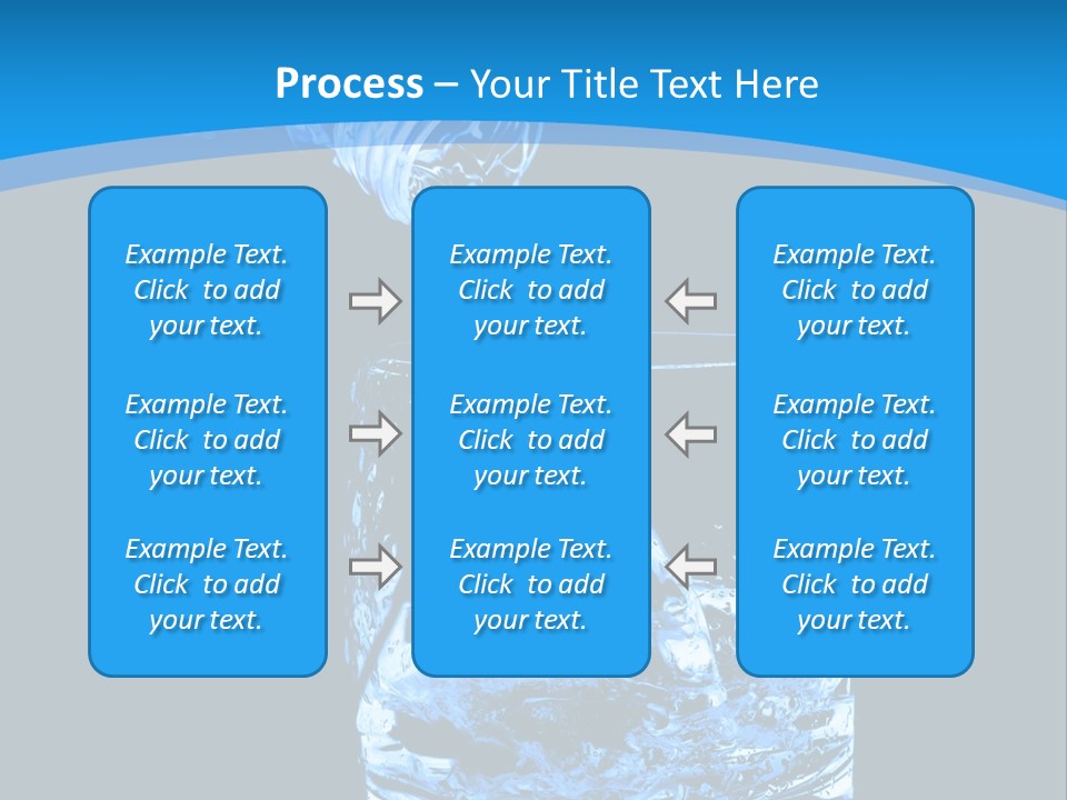 Water Splashing PowerPoint Template