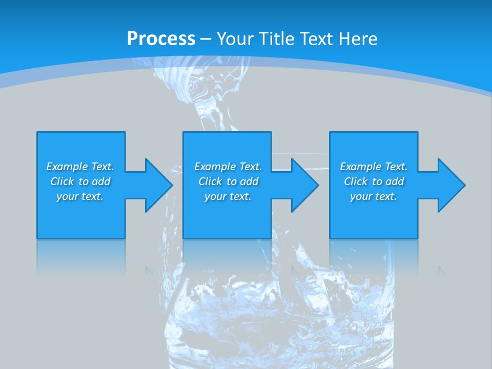 Water Splashing PowerPoint Template