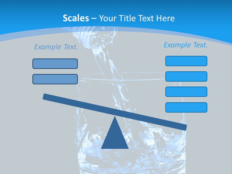 Water Splashing PowerPoint Template