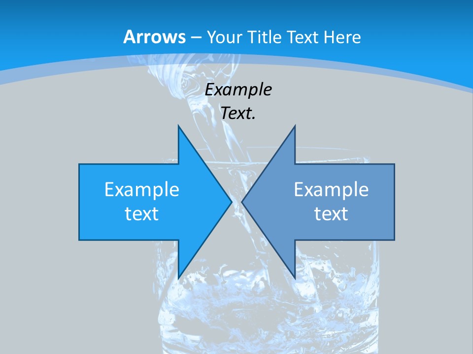 Water Splashing PowerPoint Template