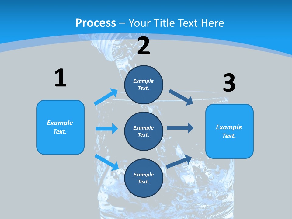 Water Splashing PowerPoint Template